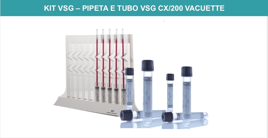 KIT VSG – PIPETA E TUBO VSG CX/200 VACUETTE